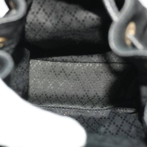 GUCCI Bamboo Backpack Suede Black 003.1705.0030 Auth 49982 - Picture 11 of 16